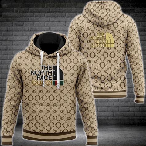 hoodie north face gucci|the north face x gucci gg jacquard padded jacket.